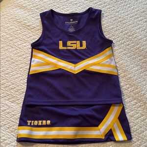 Colosseum LSU Tigers Purple and Yellow Cheer Set for Girls